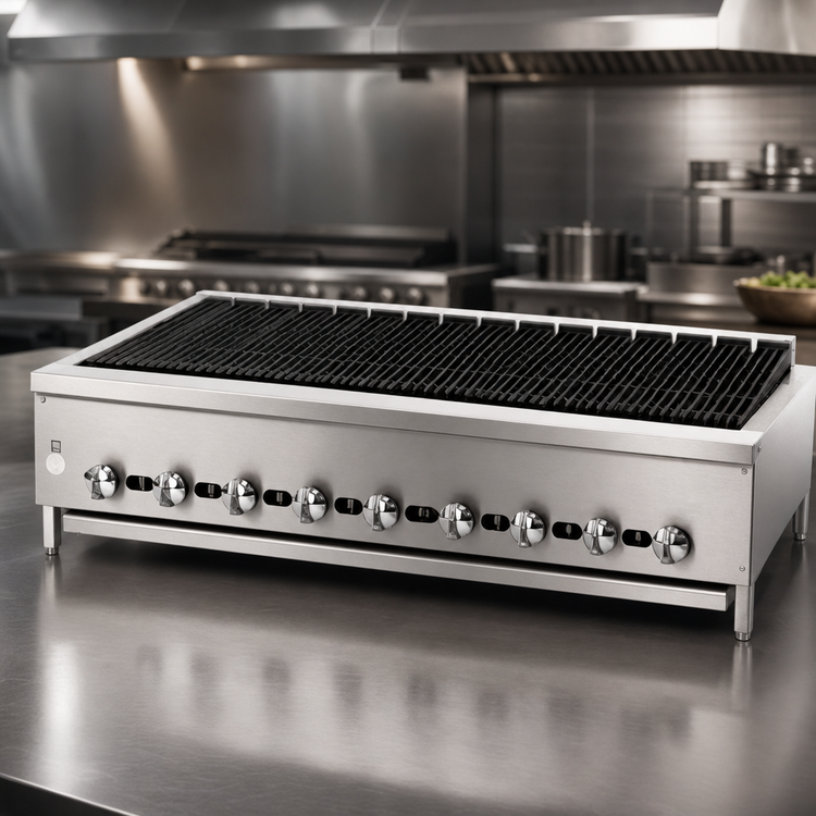 Product image #3 for Supreme JB-54 54" Gas Countertop Radiant Charbroiler