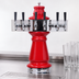 Thumbnail image #3 for Glastender Vienna 5-Faucet Air-Cooled Draft Dispensing Tower with Mirror Finish Ceramic Column