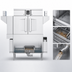 Thumbnail image #3 for Single-Tank Conveyor Dishwasher with Drain Water Energy Recovery, Touch Screen Controls, 245 Racks/Hour