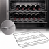 Thumbnail image #3 for Beverage-Air Curved Chrome Wine Rack for MMR23 Cabinet, 12-Bottle Capacity