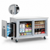 Thumbnail image #3 for Everest Refrigeration ETGR2 Two-Section Undercounter/Worktop Glass Door Refrigerator, 18 Cu. Ft.