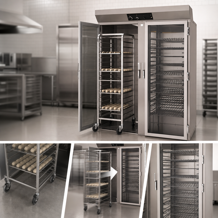 Product image #3 for Doyon E236 Roll-In Two-Section Proofer Cabinet with Glass Doors