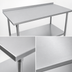 Thumbnail image #3 for John Boos Stallion 60 Inch W x 36 Inch D Stainless Steel Work Table with 1-1/2 Inch Rear Up-Turn and Undershelf