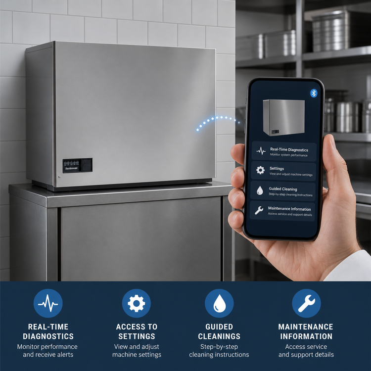 Product image #3 for Scotsman Prodigy ELITE Modular Cube Ice Machine, Small Cube, Remote Air-Cooled, 1,357 lb Daily Production