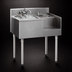 Thumbnail image #3 for Eagle Group 1800 Series 36 Inch Underbar Ice Bin/Cocktail Station with Left Ice Bin and Blender Recess
