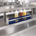 Thumbnail image #3 for Advance Tabco Prestige Signature Series 12-Inch Single Tier Hang-On Stainless Steel Speed Rail, 3-Bottle Capacity