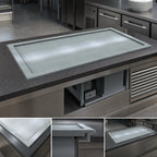 Thumbnail image #3 for Delfield N8258-STP Drop-In Refrigerated Frost Top, 3 Sheet Pans, Self-Contained R290 Refrigeration