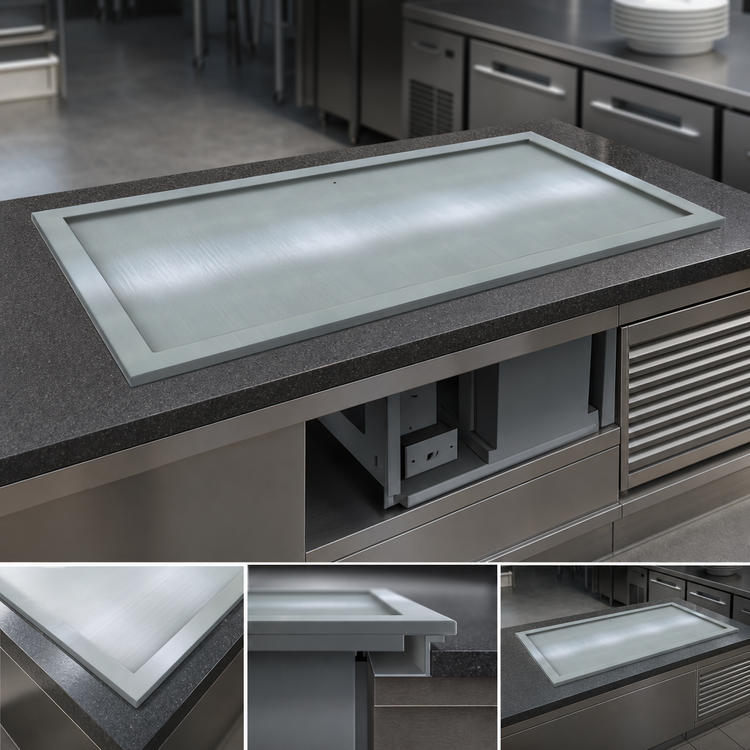 Product image #3 for Delfield Drop-In Refrigerated Frost Top for 3 Sheet Pans