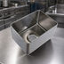 Thumbnail image #3 for BK Resources 16 x 20 x 12-Inch Weld-In Sink Bowl, Single Compartment, 16-Gauge 304 Stainless Steel