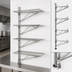 Thumbnail image #3 for Eagle Adjustable Post Wire Wall Mount Prepackaged End Unit, 4-Shelf, for 18-Inch Deep Shelves, Stainless Steel