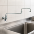 Thumbnail image #3 for T&S Brass Single-Temperature Wall-Mounted Pantry Faucet with 12-Inch Double-Joint Swing Nozzle