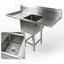 Thumbnail image #3 for John Boos Pro-Bowl 1-Compartment Commercial Sink with Dual Drainboards and 10