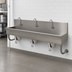 Thumbnail image #3 for Advance Tabco 72-Inch 3-Station Wall-Mounted Knee-Operated Hand Sink, 16-Gauge 304 Stainless Steel