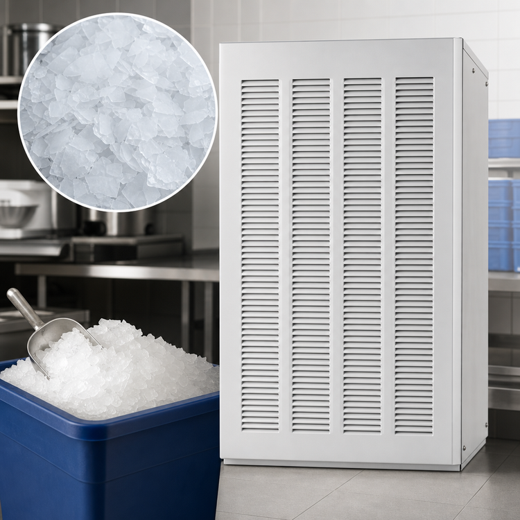 Product image #4 for Ice-O-Matic MFI0800R Flake Ice Maker, Air-Cooled, Remote Condenser Setup, 925 lb Daily Production