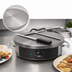 Thumbnail image #3 for Omcan USA 14-Inch Electric Countertop Crepe Griddle with Polished Cast Iron Plate