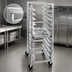 Thumbnail image #3 for Channel Manufacturing Lifetime Tough Mobile Heavy-Duty Aluminum 12 x 20 Steam Table Pan Rack, 40-Pan Capacity