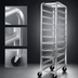 Thumbnail image #3 for Channel Manufacturing 521AP All-Welded Aluminum Platter Rack, Standard Series, End Load, 10-18