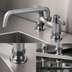 Thumbnail image #3 for equip 4-Inch Center Deck Mount Mixing Faucet with 8-Inch Swing Nozzle and Lever Handles