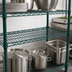 Thumbnail image #4 for Advance Tabco Special Value Series Heavy Duty Green Epoxy Coated Wire Shelf, 36 x 21 Inches