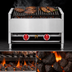 Thumbnail image #3 for American Range AECB-44 48-Inch Countertop Lava-Rock Charbroiler with 4 H-Shaped Burners