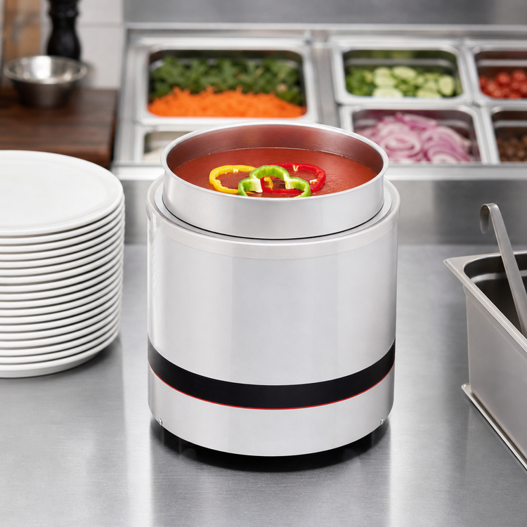 Product image #3 for APW Wyott RW-1V Electric Countertop Food Pan Warmer, 7-Quart