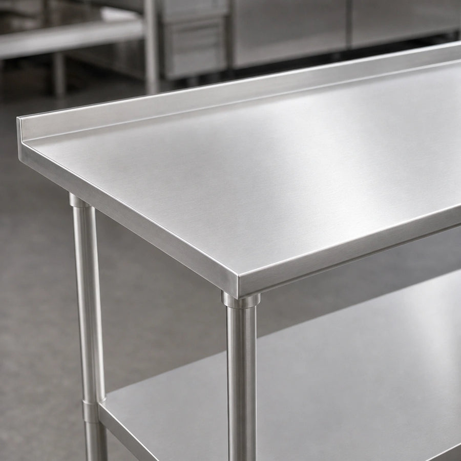 14-Gauge Stainless Steel Top