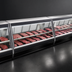 Thumbnail image #3 for Howard-McCray 40E Series Remote Full-Service Red Meat Service Case, 76-1/2-Inch Wide, Black Exterior/White Interior, LED