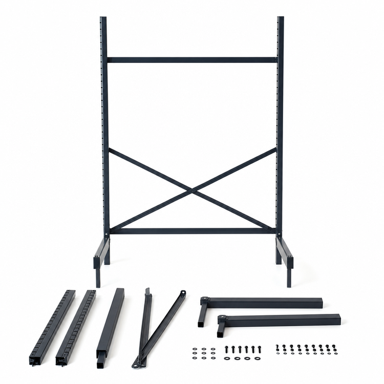 Product image #3 for Metro SmartLever Stationary Cantilevered Starter Unit Base Kit for 30 x 30 Shelves
