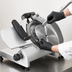 Thumbnail image #3 for Hobart HS6-1 Heavy Duty Manual Gravity Feed Meat Slicer with 13-Inch CleanCut Knife