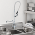 Thumbnail image #3 for BK Resources OptiFlow Deck Mount Pre-Rinse Faucet Assembly with 12-Inch Add-On Faucet