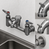 Thumbnail image #3 for T&S Brass Wall-Mount Service Sink / Mop Sink Mixing Faucet with Vacuum Breaker Spout, Pail Hook, Garden Hose Outlet, and 8-Inch Centers