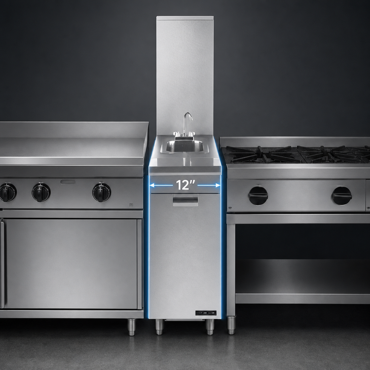 Product image #3 for Garland Master Series 12-Inch Stainless Steel Spreader Cabinet with Cabinet Base and One Door