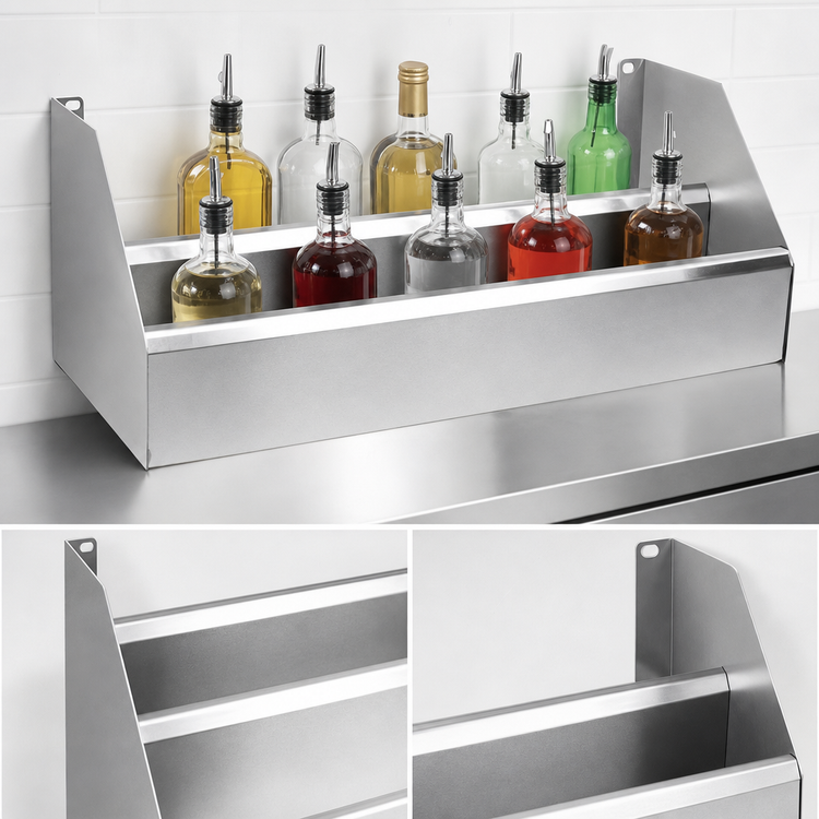 Product image #3 for CHOICE 50-Inch Double Stainless Steel Speed Rail
