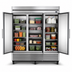 Thumbnail image #3 for True T-72-HC Three-Section Reach-In Solid Door Refrigerator
