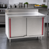 Thumbnail image #3 for Eagle Group Spec-Master Marine Series Enclosed Work Table with Sliding Doors and 4-1/2 Inch Backsplash, 60 x 30 Inches