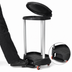 Thumbnail image #3 for Rubbermaid Commercial Premium Hands-Free Linen Hamper Laundry Cart, Black