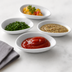 Thumbnail image #3 for American Metalcraft 2 oz Angled Mini Melamine Bowl, White