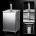 Thumbnail image #3 for Beverage-Air 24-Inch Solid Door Direct Draw Draft Beer Cooler with Single Faucet Tower, 1-Keg Capacity