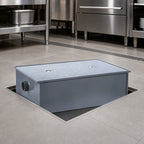 Thumbnail image #3 for Dormont Manufacturing Watts Grease Interceptors WD-20-L Low-Profile Grease Interceptor, 20 GPM, 40 lb Capacity, 3-Inch No-Hub Connections