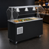 Thumbnail image #3 for Vollrath 2-Series Affordable Portable Mobile Refrigerated 4-Pan Cold Food Buffet Station with Breath Guard and Storage Base
