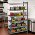 Thumbnail image #3 for Cambro Camshelving Basics Plus 5-Tier Vented Add-On Polymer Shelving Unit, 21 Inch x 60 Inch x 72 Inch