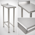 Thumbnail image #3 for Eagle Group Deluxe Series 15 x 24 Inch 16 Gauge Stainless Steel Filler Table with Rear Upturn