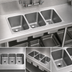 Thumbnail image #3 for Vollrath 3-Compartment Weld-In/Undermount Sink, 18-Gauge Stainless Steel, 14 x 12 x 12-Inch Compartments