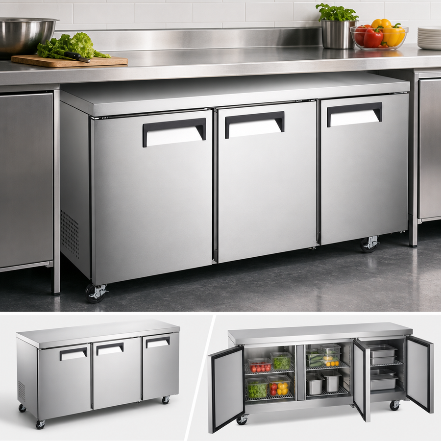 Three-Door Undercounter Design