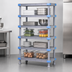 Thumbnail image #3 for Millenia 42-Inch Wide x 21-Inch Deep x 50-Inch High 5-Shelf Solid Polymer Starter Shelving Unit