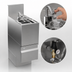 Thumbnail image #3 for Krowne Alchemy Series 12-Inch Underbar Tool Caddy with Glass Rinser Faucet, 4 Wet Bins and Dry Bin