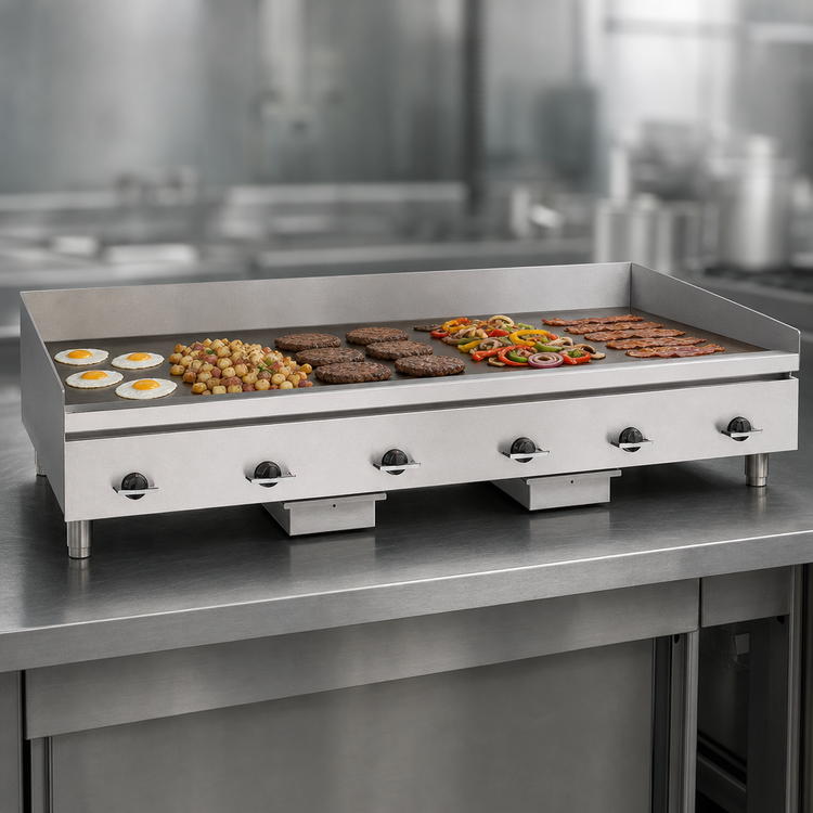 Product image #3 for Wolf WEG72E 72-Inch Countertop Heavy Duty Electric Griddle