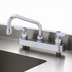 Thumbnail image #3 for T&S Brass Workboard Deck-Mount Mixing Faucet, 8-Inch Centers, 6-Inch Swing Nozzle, 1.5 GPM Aerator
