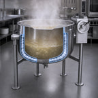 Thumbnail image #3 for Crown DLT-40F 40 Gallon Direct Steam Full Jacketed Tilting Kettle