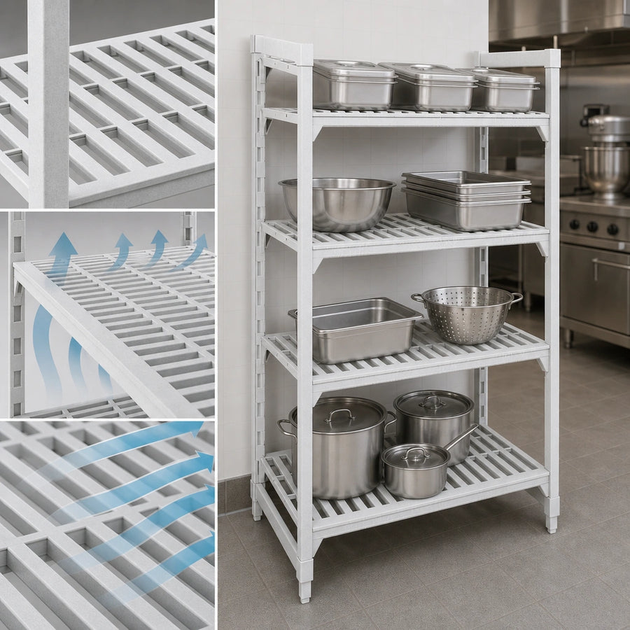 Four Vented Shelf Plates
